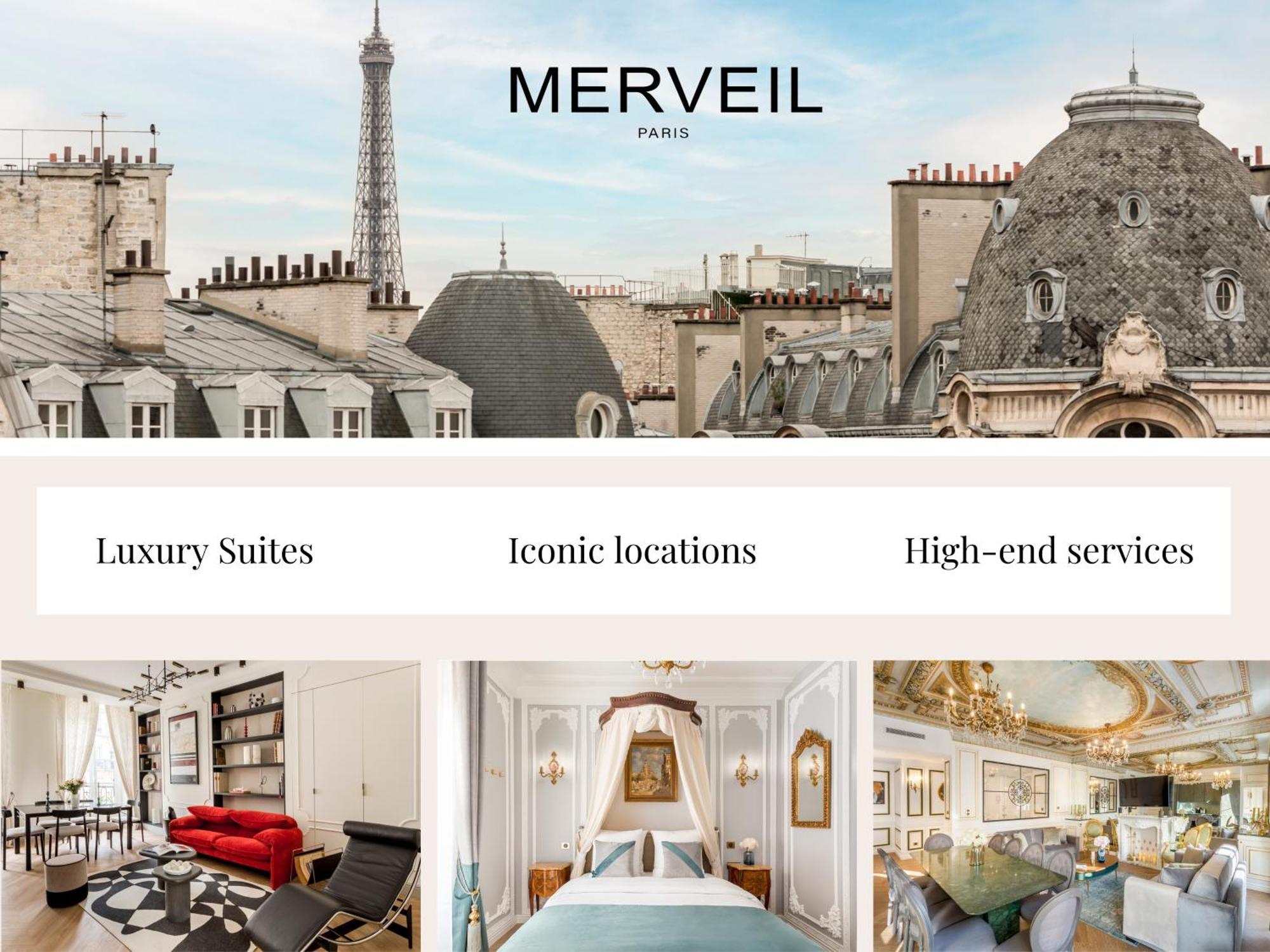 Merveil - Luxury Serviced Apartment - Royale II Paris Eksteriør billede