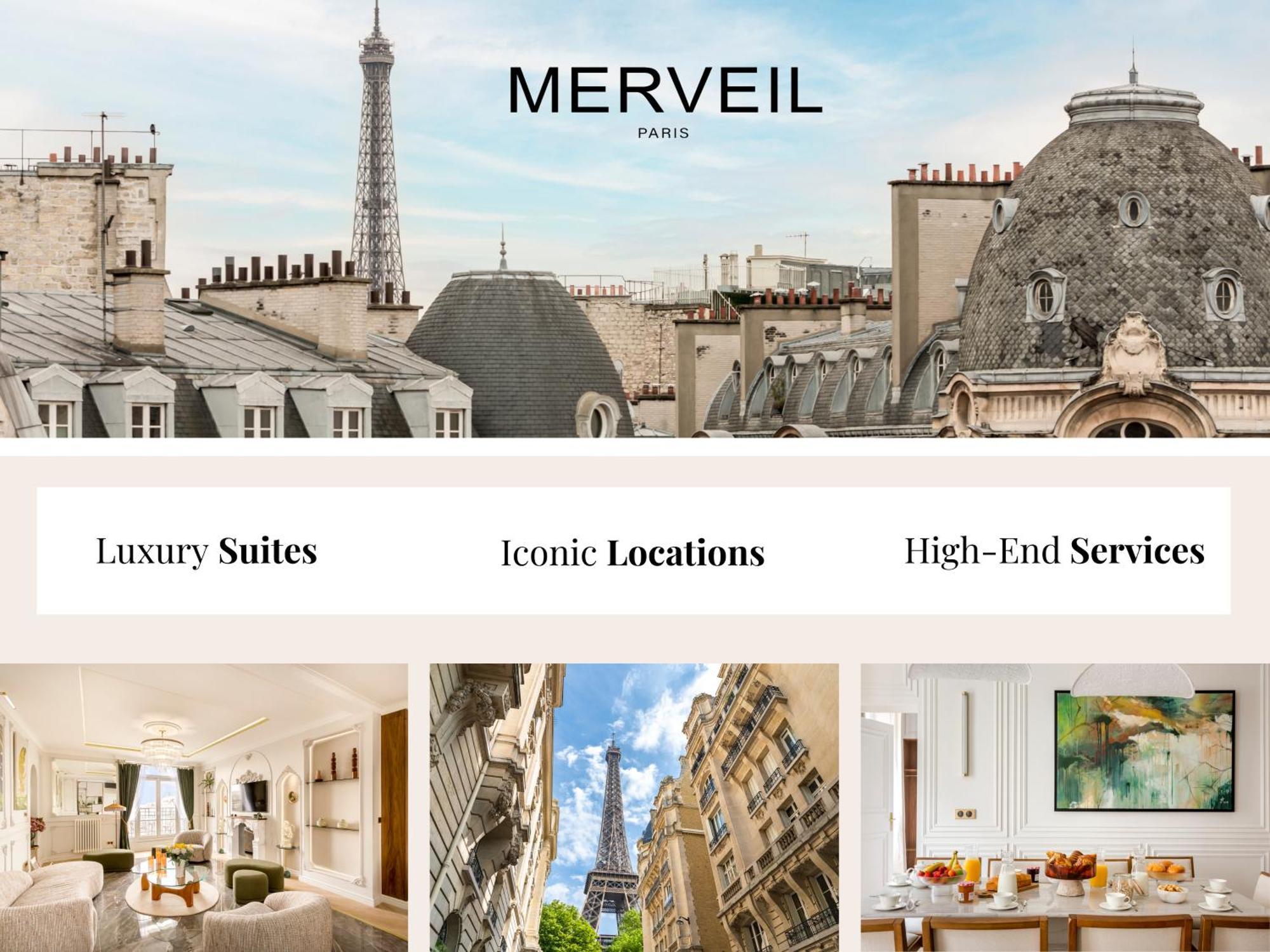 Merveil - Luxury Serviced Apartment - Royale II Paris Eksteriør billede